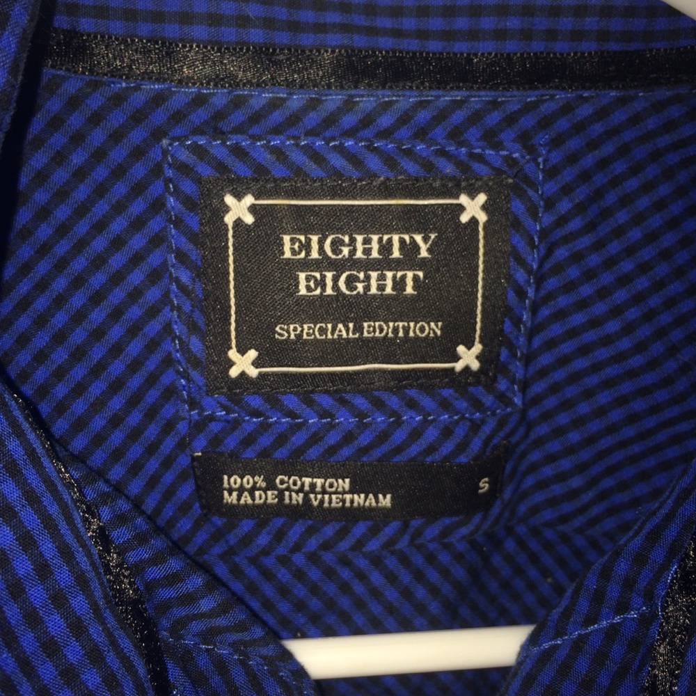 Eighty Eight Special Edition plaid blue/black S